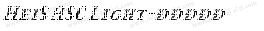 HeiS ASC Light字体转换